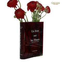 Bình Hoa Acrylic Book About Flower-BÌNH HOA-CẬU HAI HOME DECOR