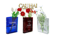 Bình Hoa Acrylic Book About Flower-BÌNH HOA-CẬU HAI HOME DECOR