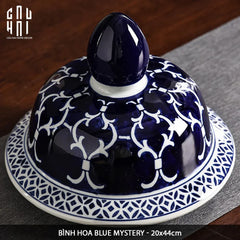 Bình Hoa Ceramic Blue Mystery-CẬU HAI HOME DECOR