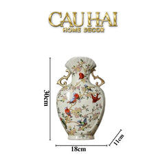 Bình Hoa Cổ Phong Jardin Oriental Duo H30/H40-BÌNH HOA-CẬU HAI HOME DECOR