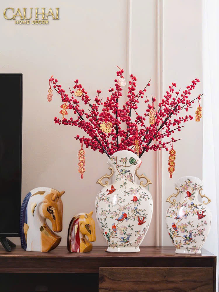 Bình Hoa Cổ Phong Jardin Oriental Duo H30/H40-CẬU HAI HOME DECOR
