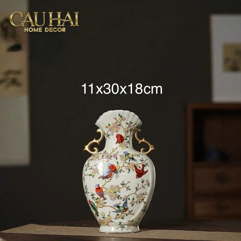 Bình Hoa Cổ Phong Jardin Oriental Duo H30/H40-CẬU HAI HOME DECOR