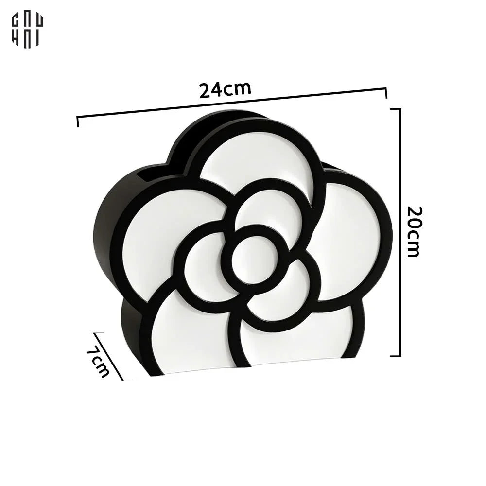 Bình Hoa Coco Camélia H20x24x7-BÌNH HOA-CẬU HAI HOME DECOR