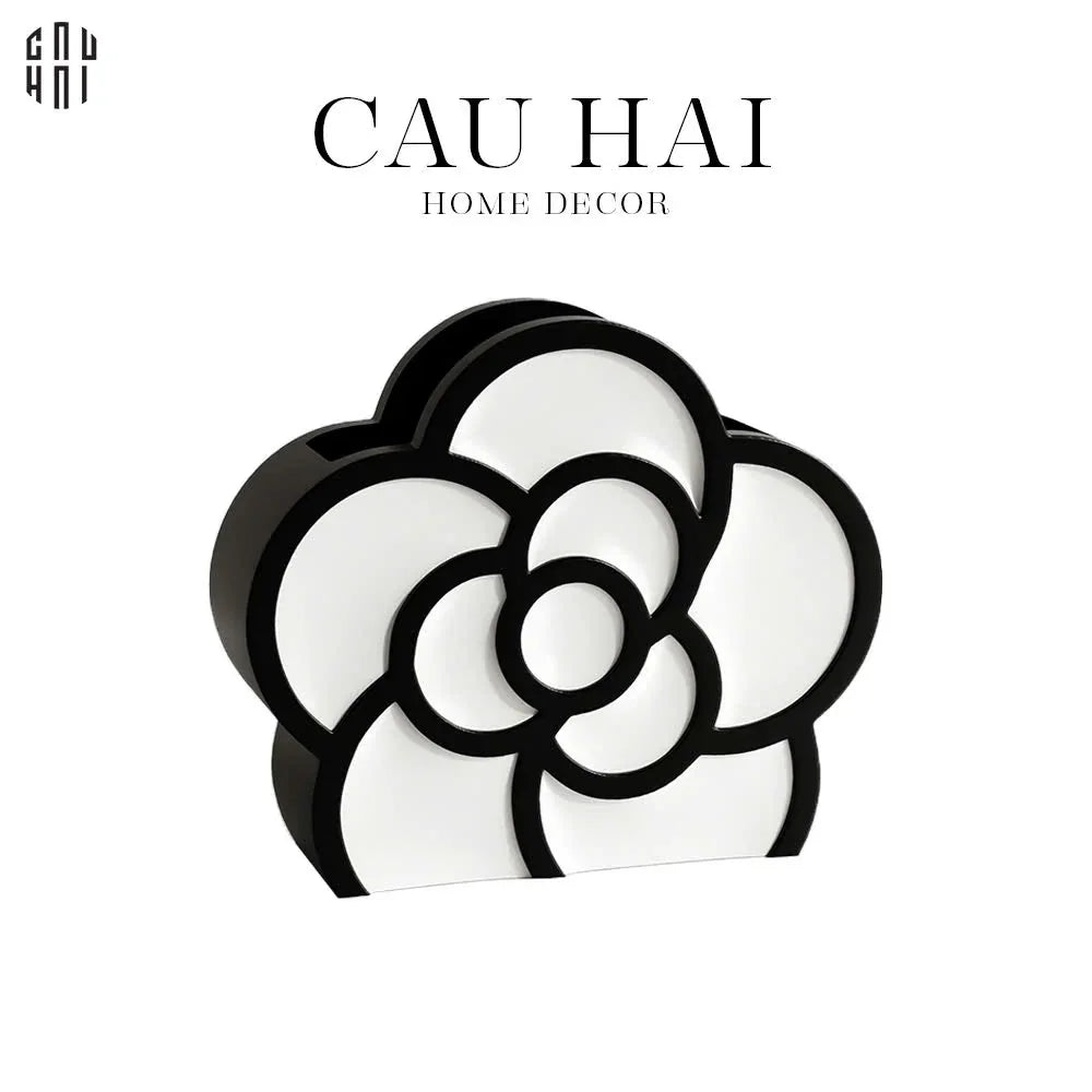 Bình Hoa Coco Camélia H20x24x7-BÌNH HOA-CẬU HAI HOME DECOR