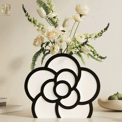 Bình Hoa Coco Camélia H20x24x7-CẬU HAI HOME DECOR