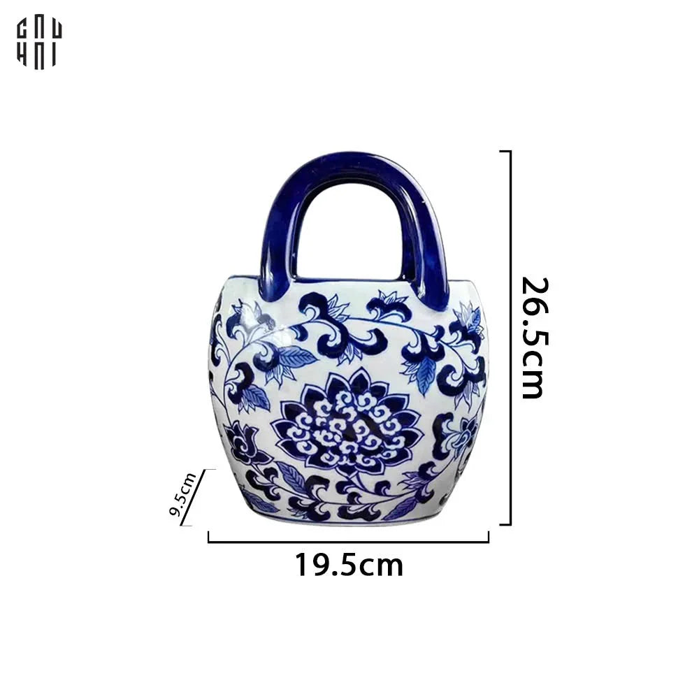 Bình Hoa Curved Indochine Bloom Basket-BÌNH HOA-CẬU HAI HOME DECOR