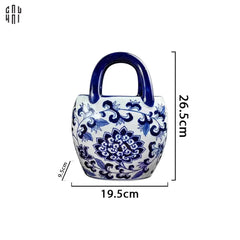 Bình Hoa Curved Indochine Bloom Basket-BÌNH HOA-CẬU HAI HOME DECOR