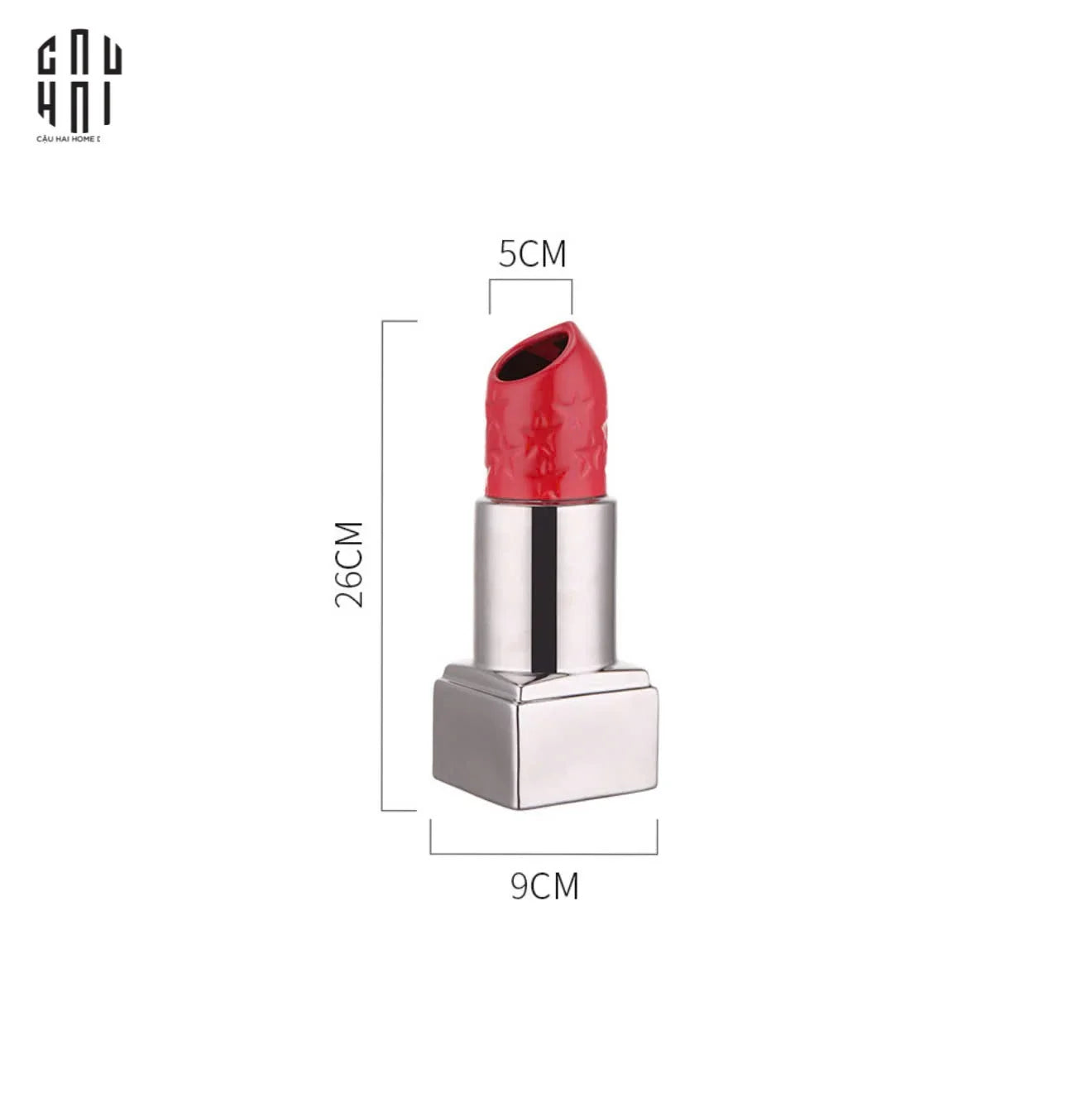 Bình Hoa D.O Platinum Rouge Matte S26-BÌNH HOA-CẬU HAI HOME DECOR