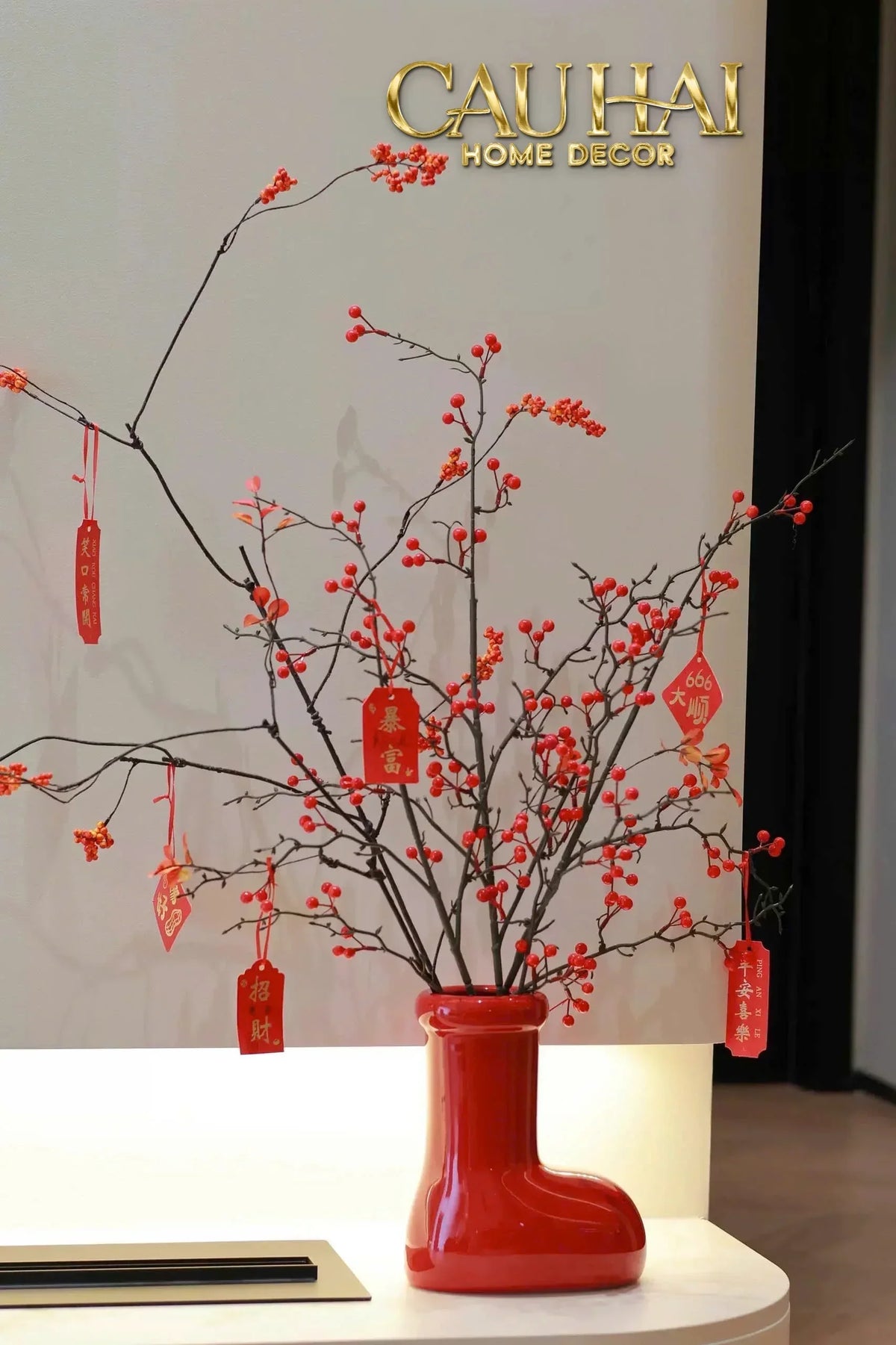 Bình Hoa Gilded Lumière Bubble Boot Vases-BÌNH HOA-Đối tác tại Trung Quốc theo từng đơn đặt hàng-CẬU HAI HOME DECOR