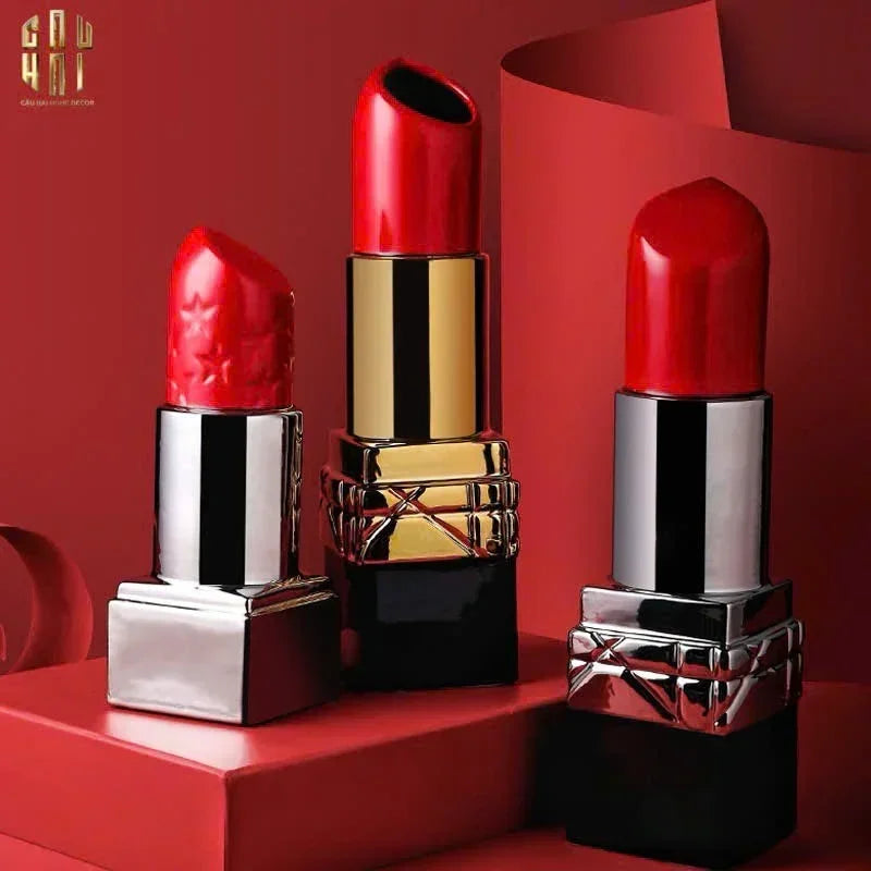 Bình Hoa Gold D.O Rouge Matte S36-BÌNH HOA-CẬU HAI HOME DECOR