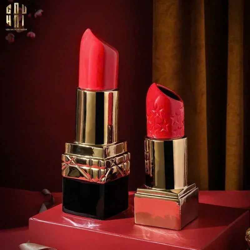 Bình Hoa Gold D.O Rouge Matte S36-BÌNH HOA-CẬU HAI HOME DECOR