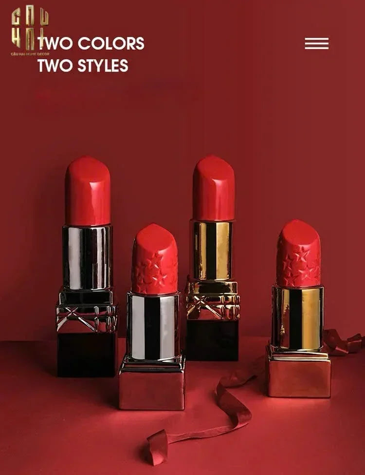 Bình Hoa Gold D.O Rouge Matte S36-BÌNH HOA-CẬU HAI HOME DECOR