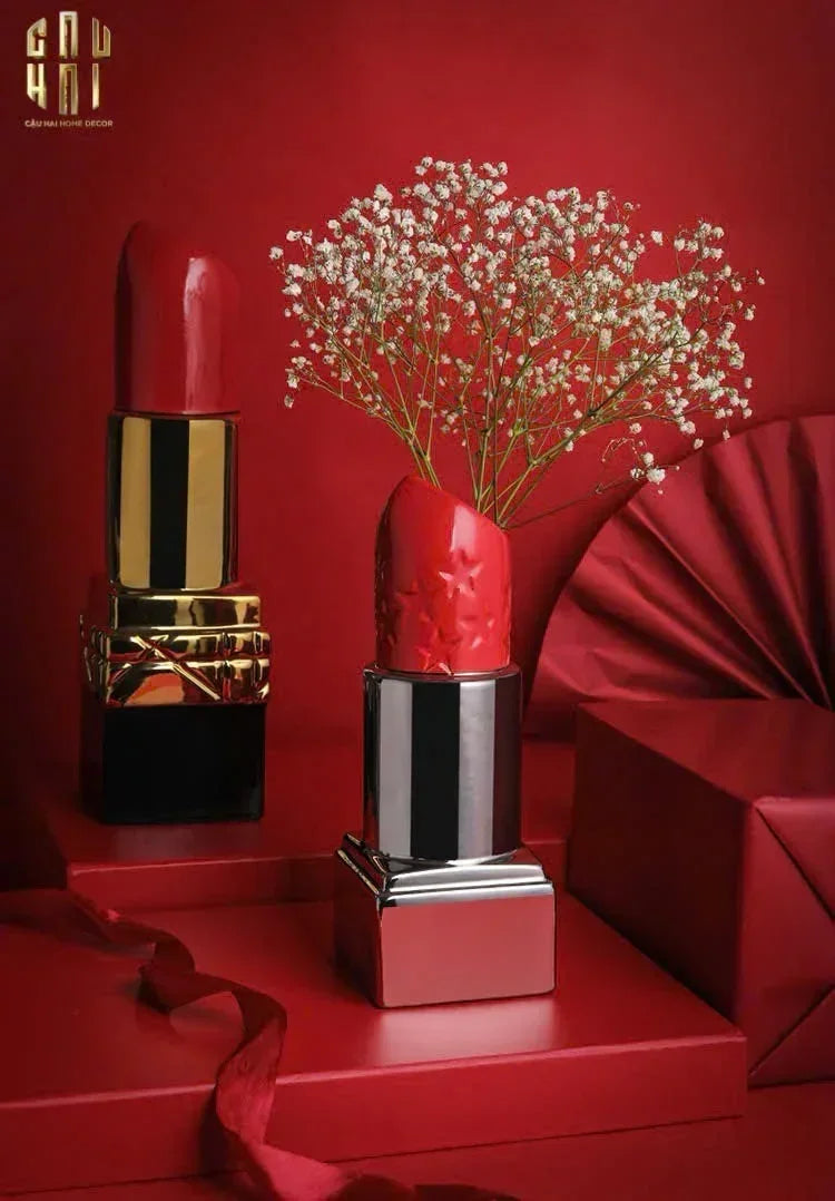 Bình Hoa Gold D.O Rouge Matte S36-BÌNH HOA-CẬU HAI HOME DECOR