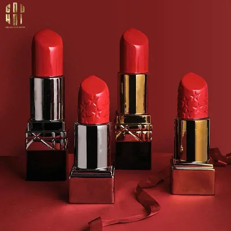 Bình Hoa Gold D.O Rouge Matte S36-BÌNH HOA-CẬU HAI HOME DECOR