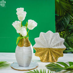 Bình Hoa Golden Bud 17x27-BÌNH HOA-CẬU HAI HOME DECOR