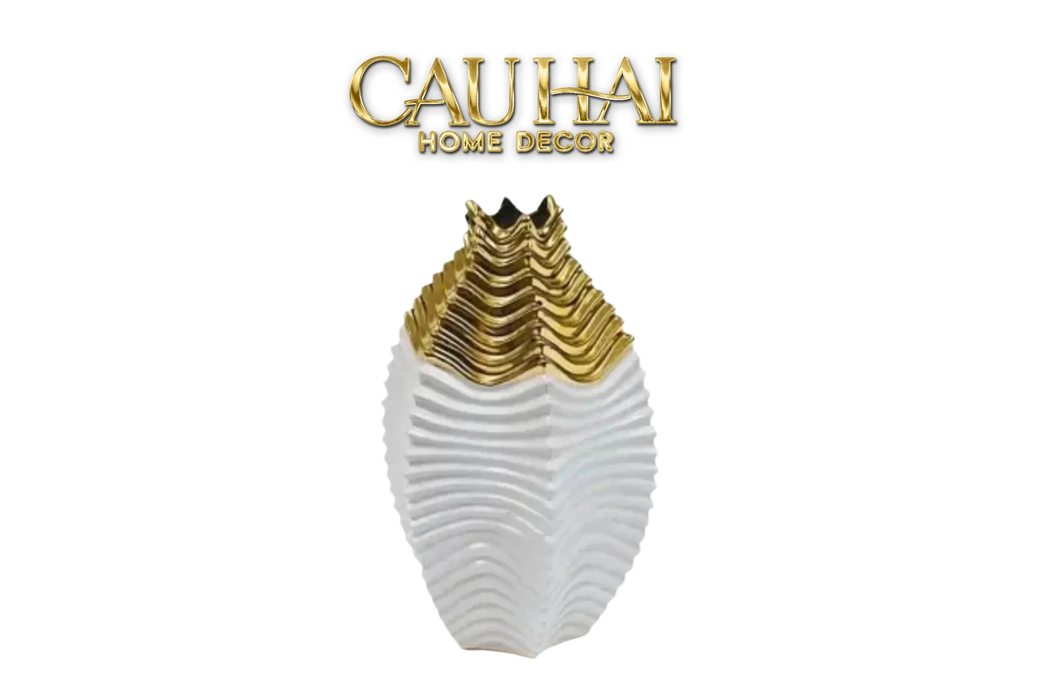 Bình Hoa Golden Bud 17x27-BÌNH HOA-CẬU HAI HOME DECOR