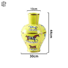 Bình Hoa Golden Chariot New Eidtion - Gold Dust Ss25 30x30x44-BÌNH HOA-CẬU HAI HOME DECOR
