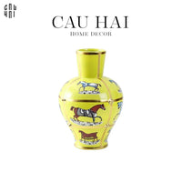 Bình Hoa Golden Chariot New Eidtion - Gold Dust Ss25 30x30x44-BÌNH HOA-CẬU HAI HOME DECOR
