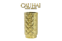 Bình Hoa Golden Scale 11x20-BÌNH HOA-CẬU HAI HOME DECOR