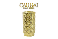 Bình Hoa Golden Scale 11x20-CẬU HAI HOME DECOR