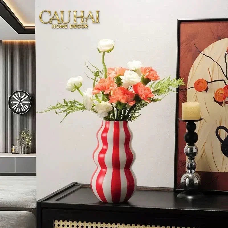 Bình Hoa Grande Cherry Clowny H23-CẬU HAI HOME DECOR