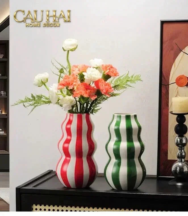 Bình Hoa Grande Cherry Clowny H23-CẬU HAI HOME DECOR
