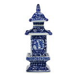 Bình Hoa Indochine Thanh Hoa Các Indigo Porcelain Vases 7.5x21-BÌNH HOA-Đối tác tại Trung Quốc theo từng đơn đặt hàng-CẬU HAI HOME DECOR