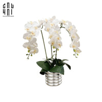 Bình Hoa Lan Trắng - White Orchid 40x65-BÌNH HOA-CẬU HAI HOME DECOR