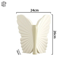 Bình Hoa Papillon Angel In Bloom - Beige H26x24x16-BÌNH HOA-CẬU HAI HOME DECOR