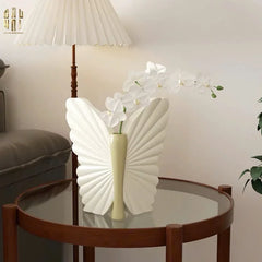 Bình Hoa Papillon Angel In Bloom - Beige H26x24x16-BÌNH HOA-CẬU HAI HOME DECOR
