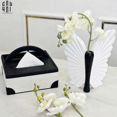 Bình Hoa Papillon Angel In Bloom - Noir H26x24x16-BÌNH HOA-CẬU HAI HOME DECOR