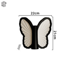 Bình Hoa Papillon - Blanc Et Noir Ss25-BÌNH HOA-CẬU HAI HOME DECOR