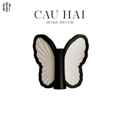Bình Hoa Papillon - Blanc Et Noir Ss25-BÌNH HOA-CẬU HAI HOME DECOR