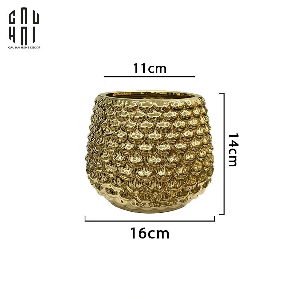Bình Hoa Pery 16x14-BÌNH HOA-CẬU HAI HOME DECOR