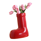 Bình Hoa Rouge Glossy Bubblr Boot Vase-BÌNH HOA-Đối tác tại Trung Quốc theo từng đơn đặt hàng-CẬU HAI HOME DECOR