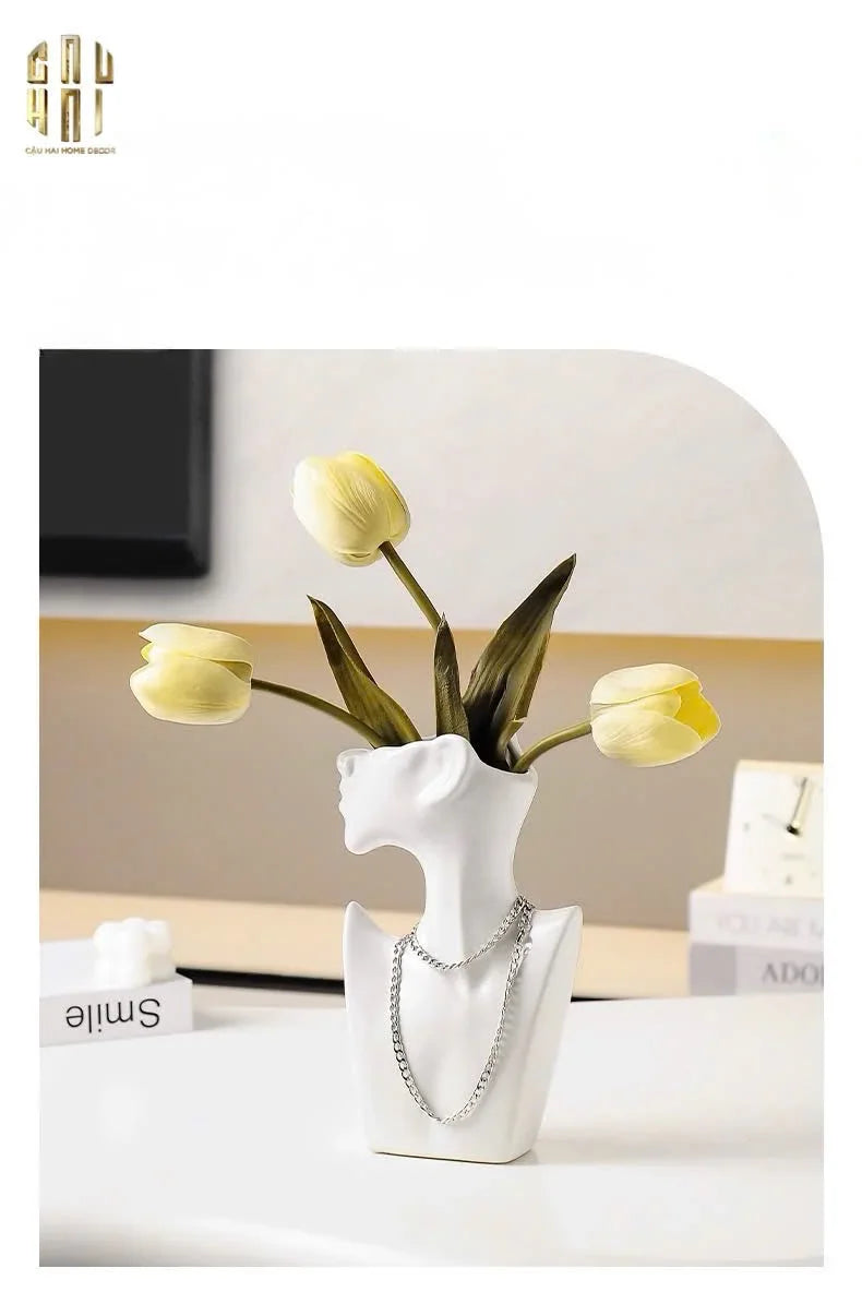 Bình Hoa Sứ Tráng Men Jewelry Alexa 6.5x12x22-BÌNH HOA-Đối tác tại Trung Quốc theo từng đơn đặt hàng-CẬU HAI HOME DECOR
