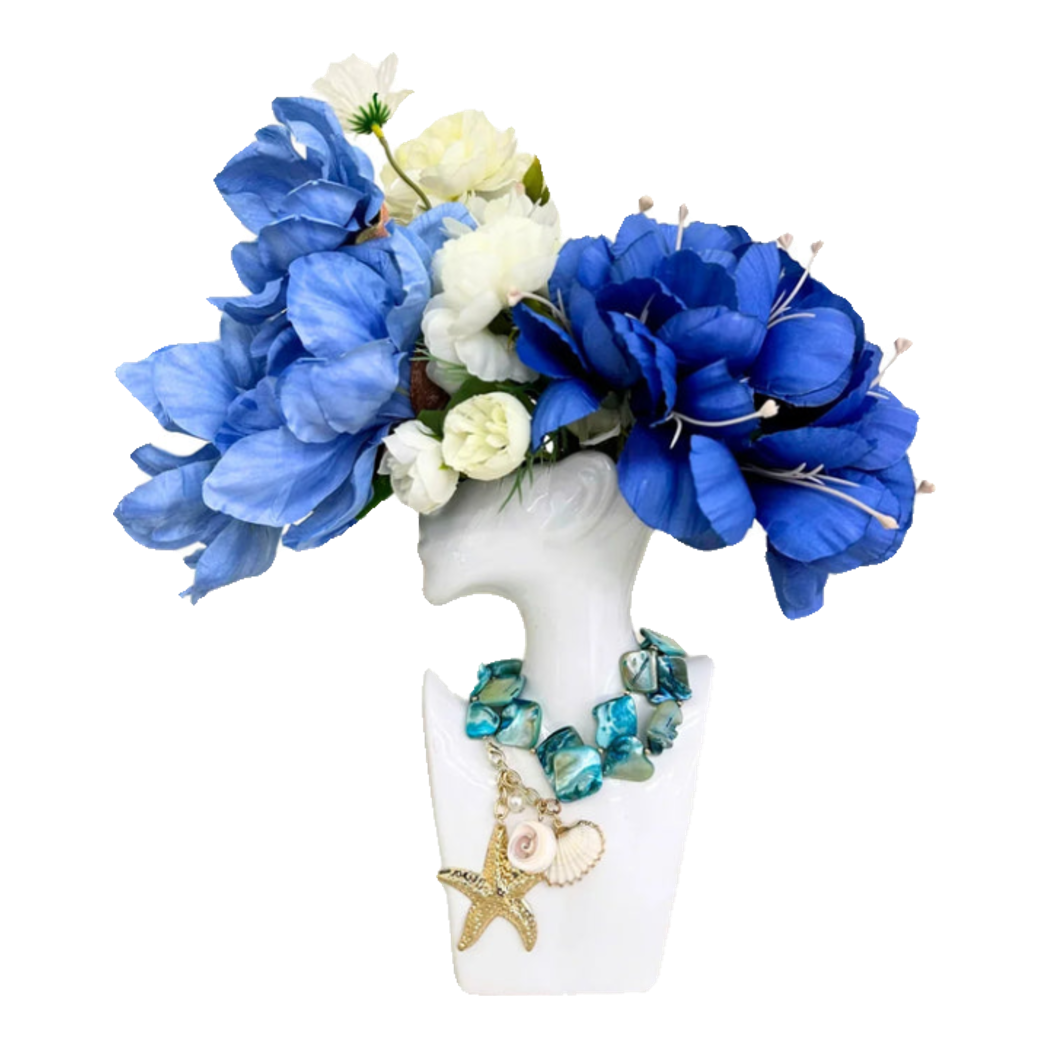 Bình Hoa Sứ Tráng Men Jewelry Alexa 6.5x12x22