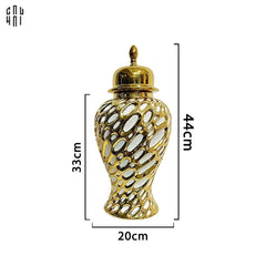Bình Hoa Sứ Tráng Men Kelleher 20x44-BÌNH HOA-CẬU HAI HOME DECOR