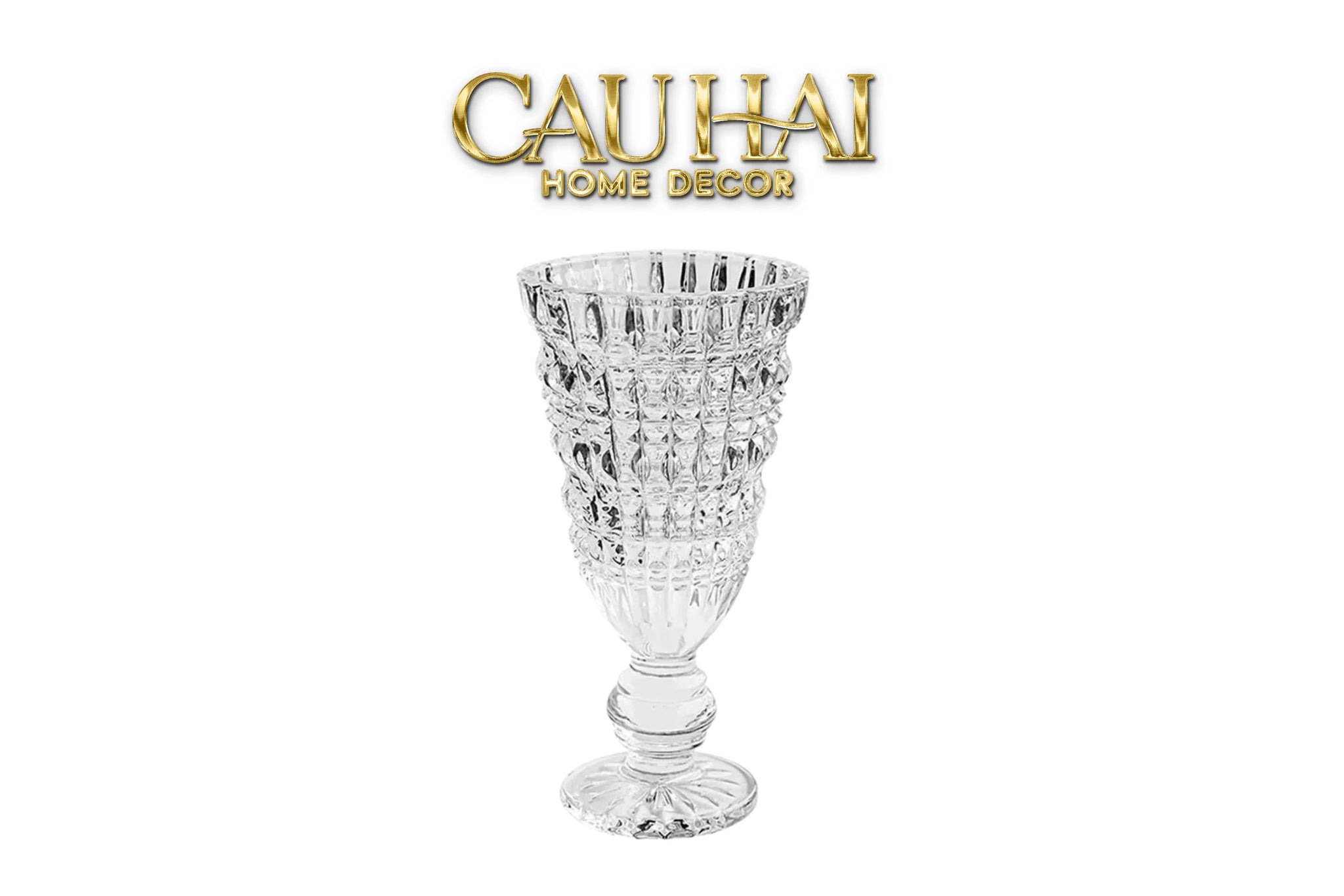 Bình Hoa Thuỷ Tinh Critalleries Puréte Goblet H29-BÌNH HOA-CẬU HAI HOME DECOR