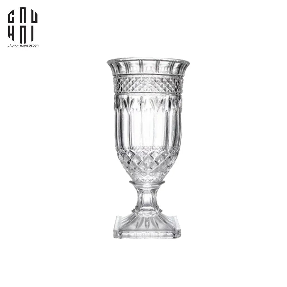 Bình Hoa Thuỷ Tinh Critalleries Saint Dupont H33-BÌNH HOA-CẬU HAI HOME DECOR