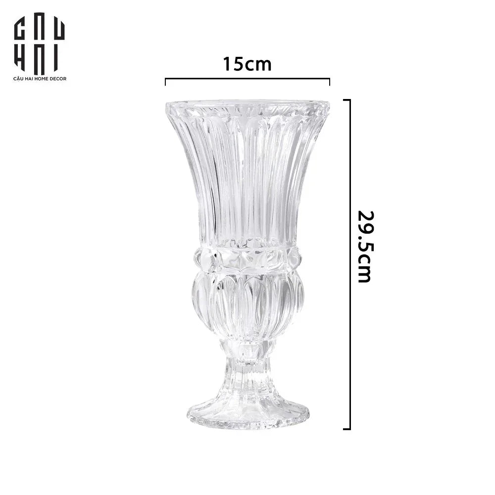 Bình Hoa Thuỷ Tinh Critalleries Saint Paul H30-BÌNH HOA-CẬU HAI HOME DECOR