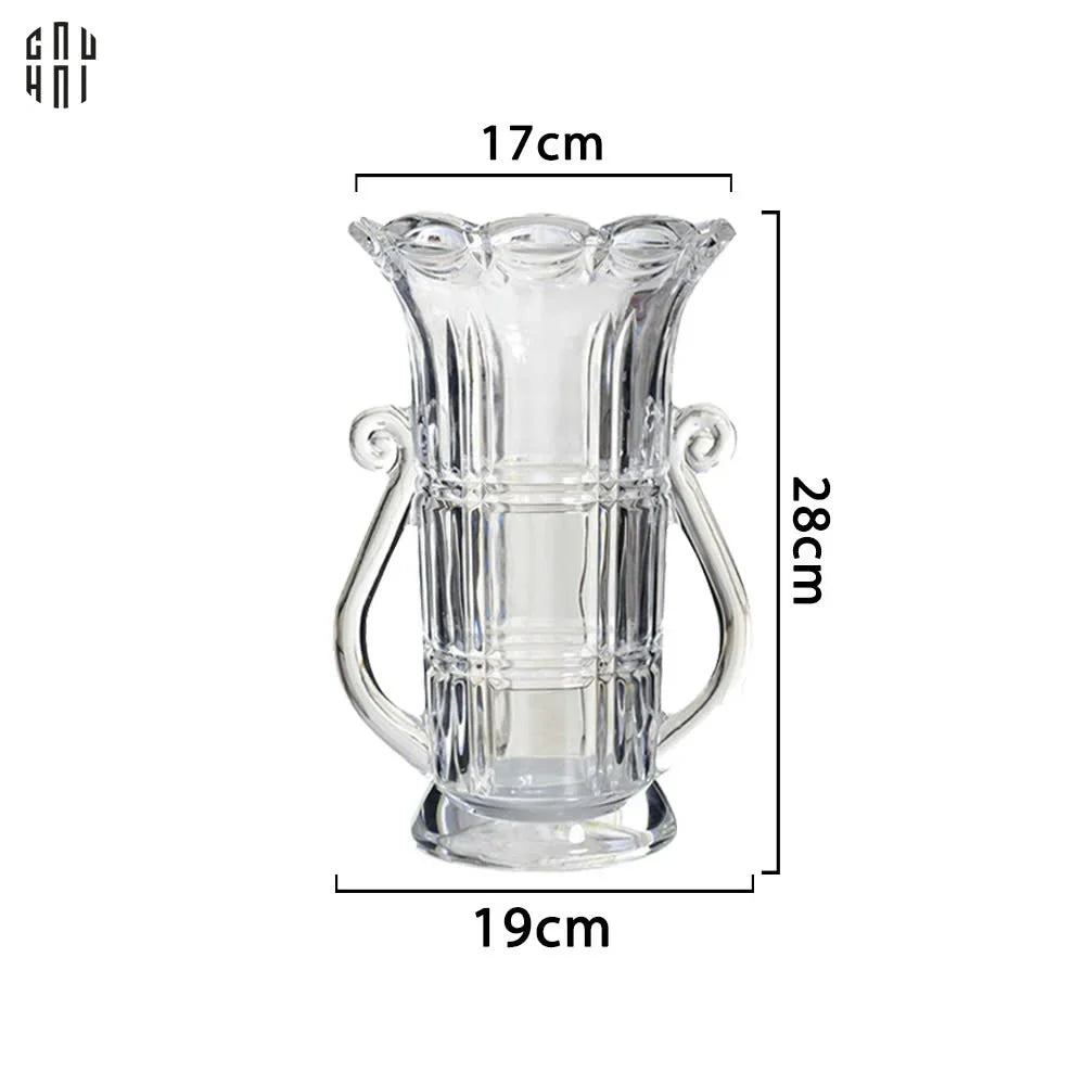 Bình Hoa Thuỷ Tinh Đàn Hạc Cristalleries La Harpe Silhouette H28-BÌNH HOA-CẬU HAI HOME DECOR
