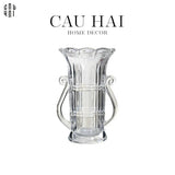 Bình Hoa Thuỷ Tinh Đàn Hạc Cristalleries La Harpe Silhouette H28-BÌNH HOA-CẬU HAI HOME DECOR