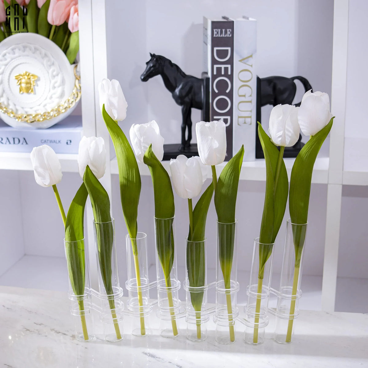 Bình Hoa Thuỷ Tinh Trang Trí Chemistry-BÌNH HOA-CẬU HAI HOME DECOR