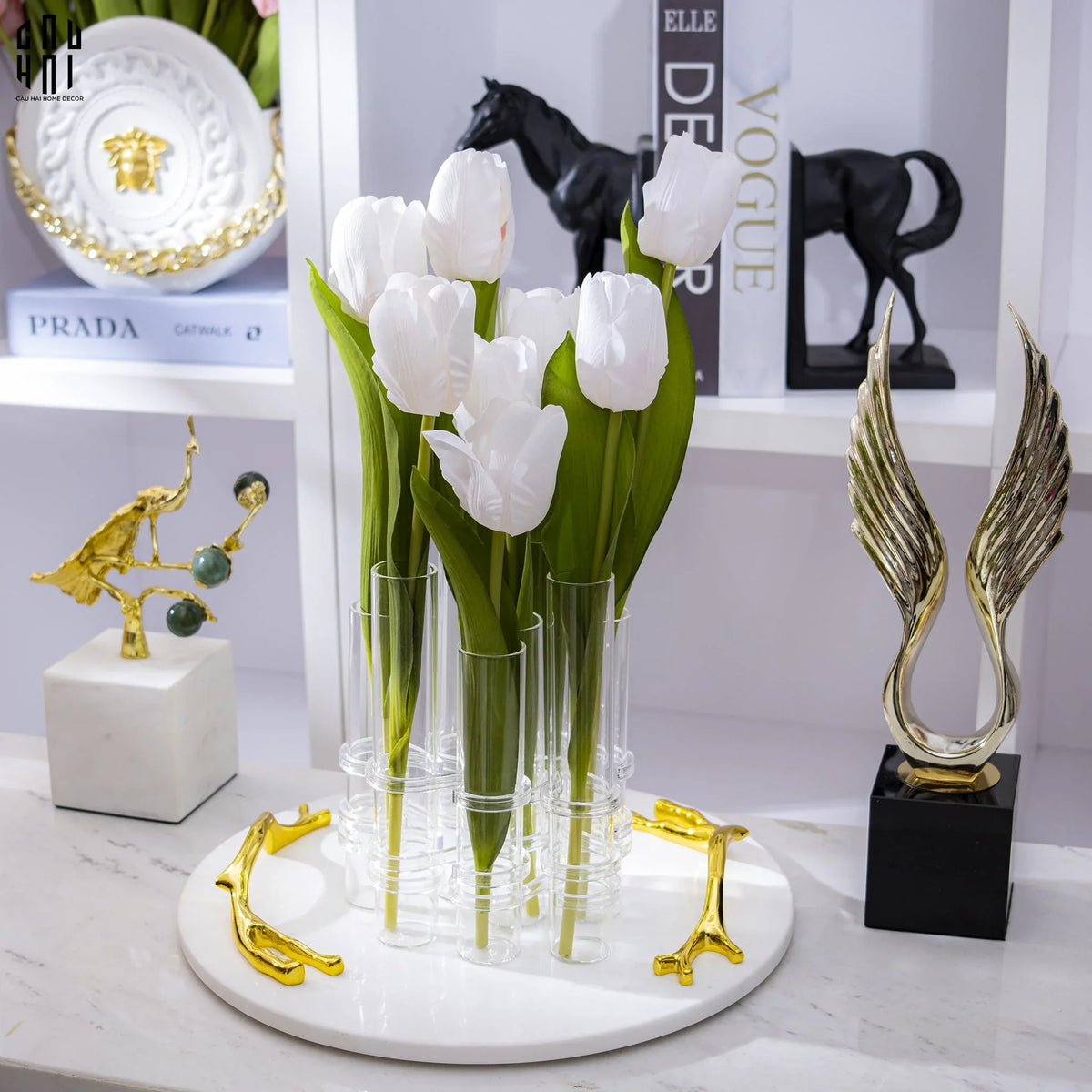 Bình Hoa Thuỷ Tinh Trang Trí Chemistry-BÌNH HOA-CẬU HAI HOME DECOR