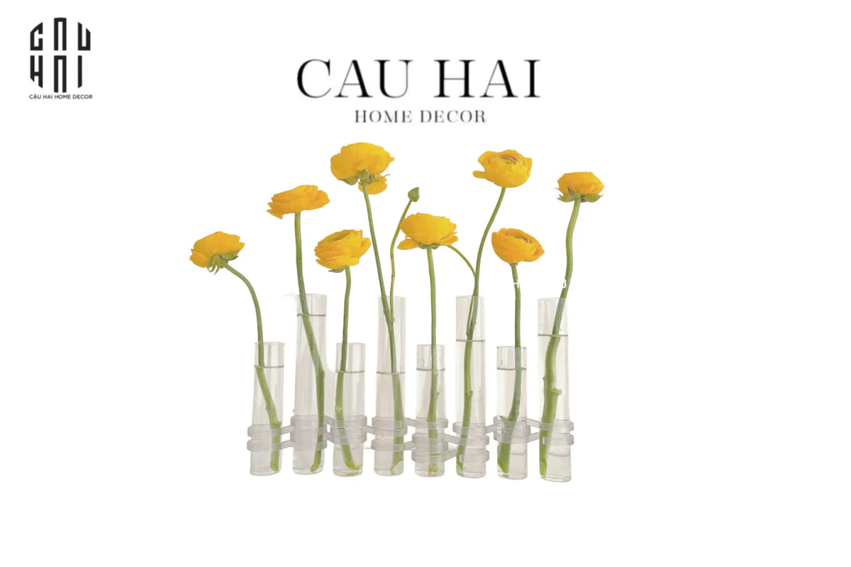 Bình Hoa Thuỷ Tinh Trang Trí Chemistry-BÌNH HOA-CẬU HAI HOME DECOR