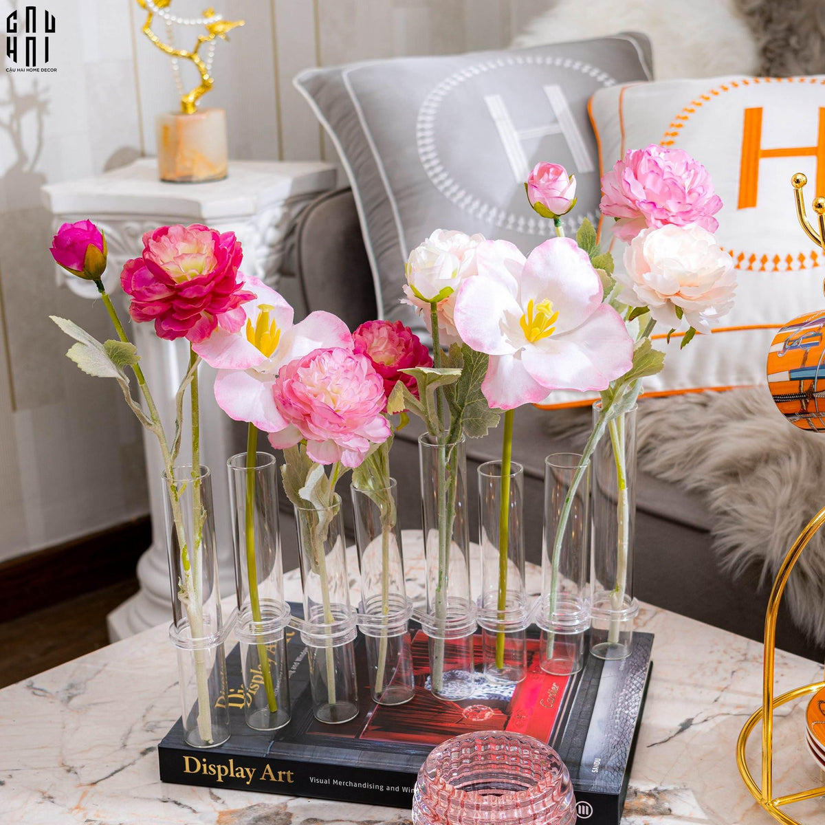 Bình Hoa Thuỷ Tinh Trang Trí Chemistry-BÌNH HOA-Đối tác tại Trung Quốc theo từng đơn đặt hàng-CẬU HAI HOME DECOR