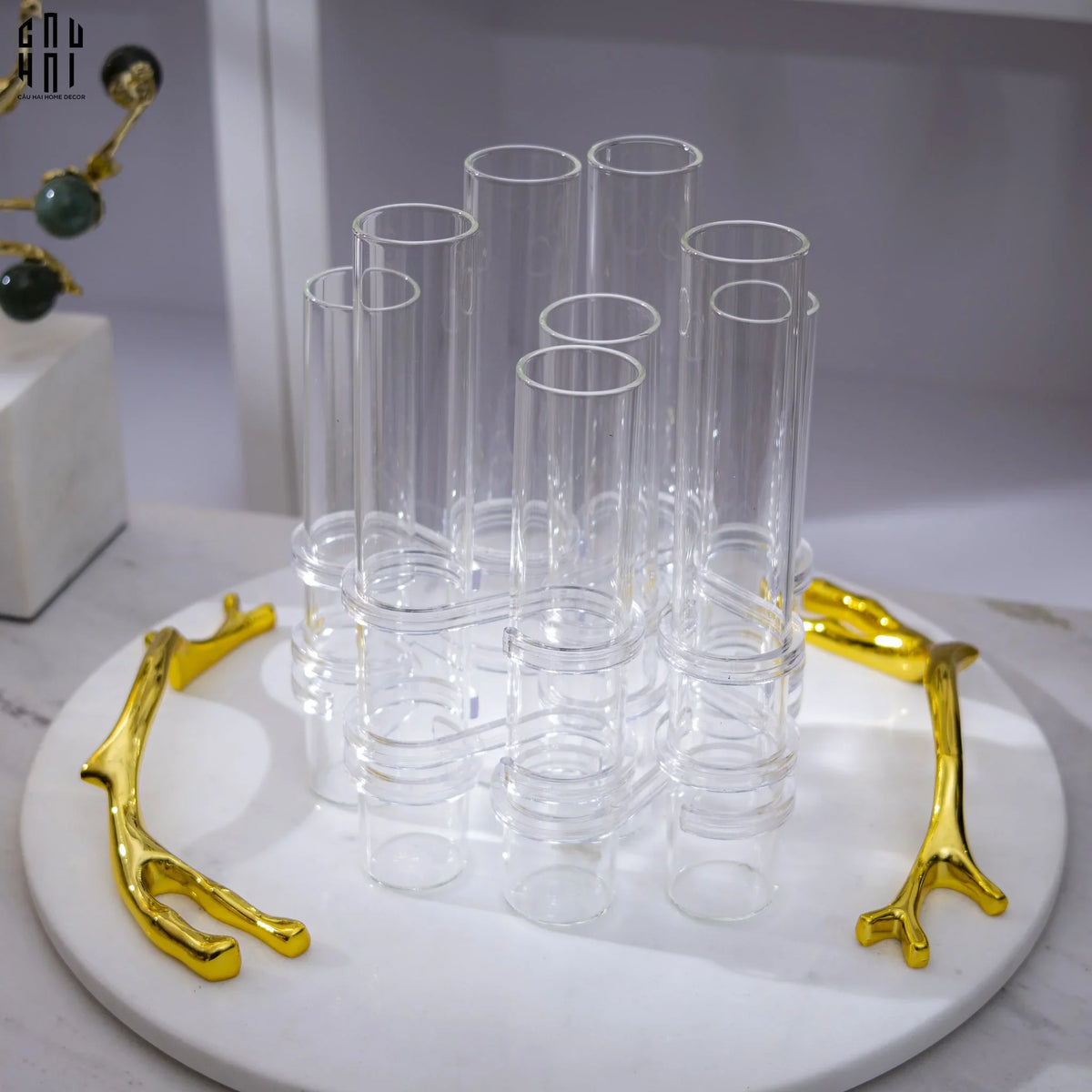 Bình Hoa Thuỷ Tinh Trang Trí Chemistry-BÌNH HOA-Đối tác tại Trung Quốc theo từng đơn đặt hàng-CẬU HAI HOME DECOR