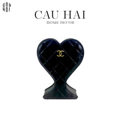 Bình Hoa Trang Trí Mini Composite Black Sweetheart Coco 14x11x4-BÌNH HOA-CẬU HAI HOME DECOR