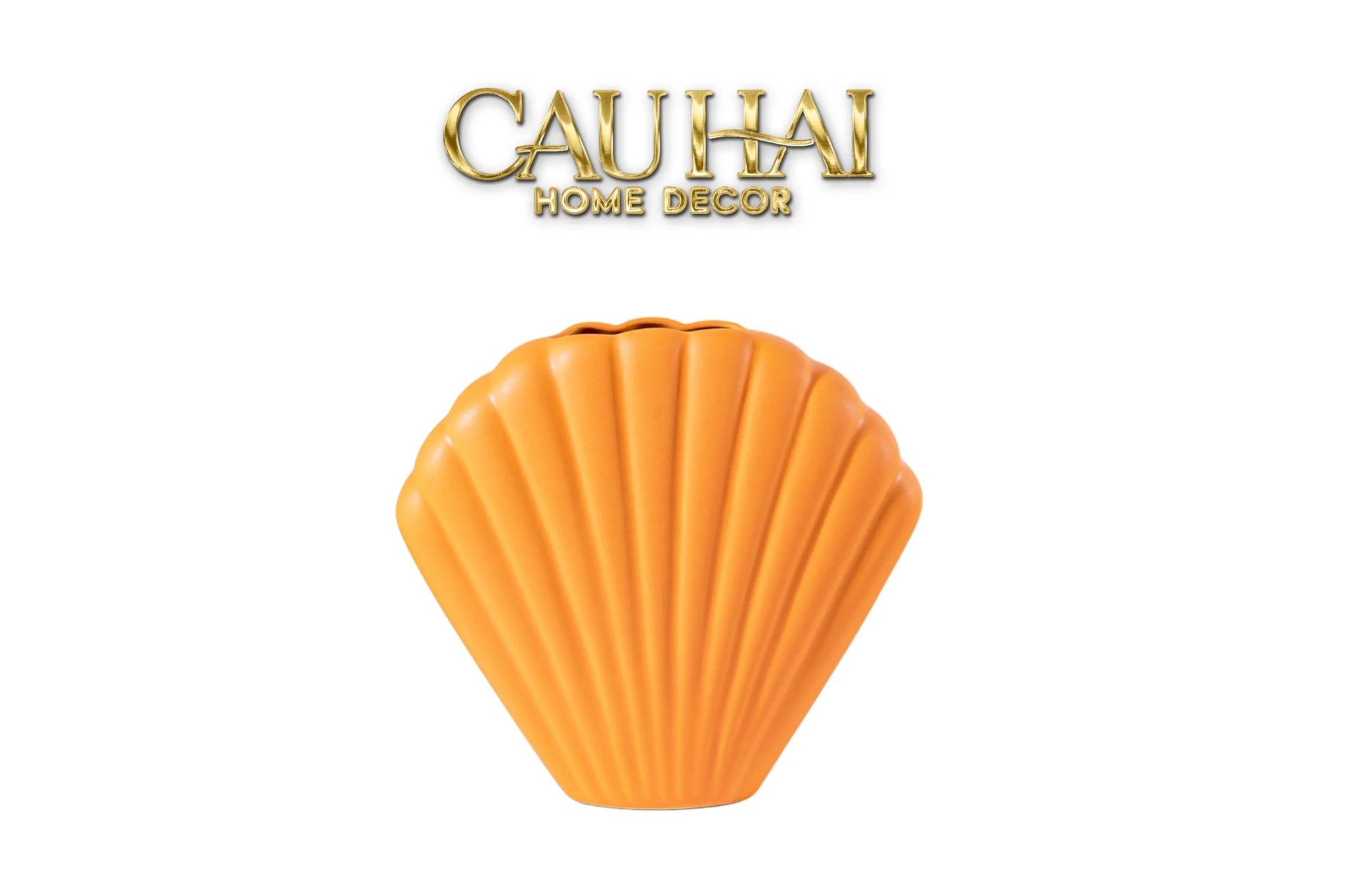 Bình Hoa Vỏ Sò Sienna Coastal Shell Vase H25-BÌNH HOA-CẬU HAI HOME DECOR